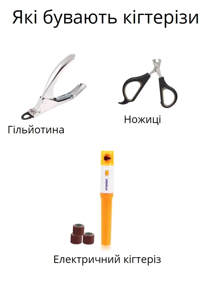 Які бувають кігтерізи