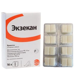 Екзекан для котів допоможе при лікуванні шкіри.