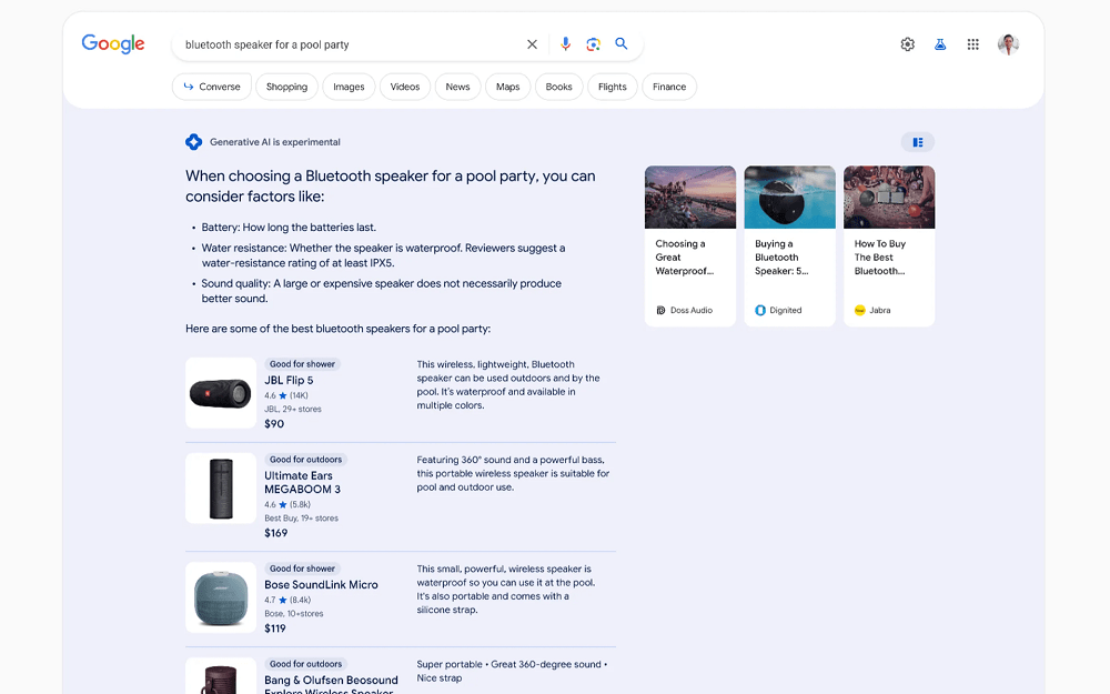 Генеративний пошук Google