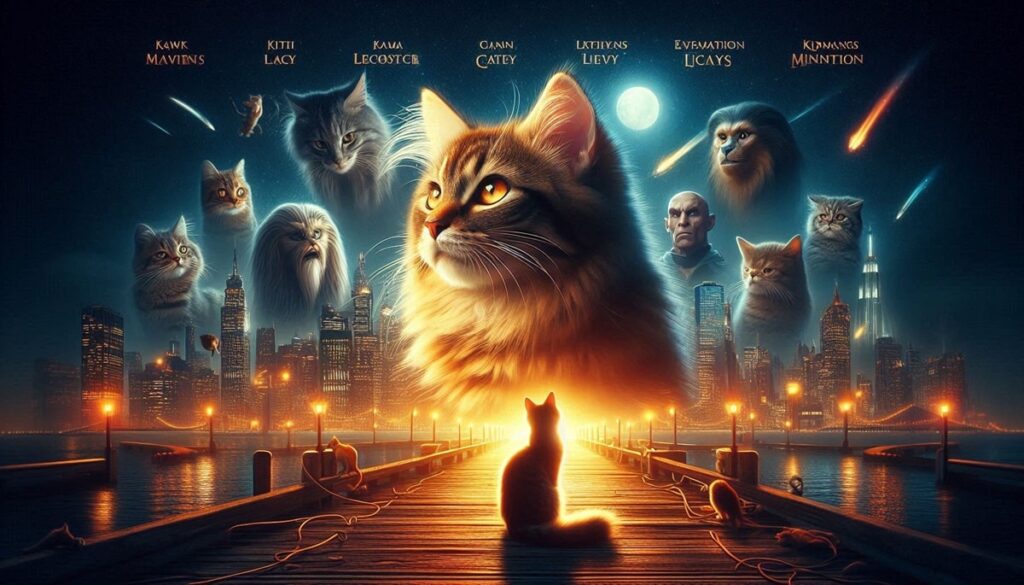 200+ найпопулярніших імен котів з фільмів.