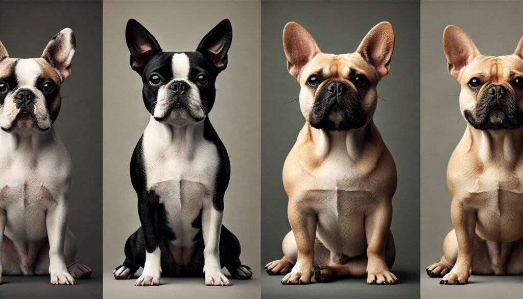 Бостон-тер'єр і французький бульдог — порівняння і відмінність двох порід.