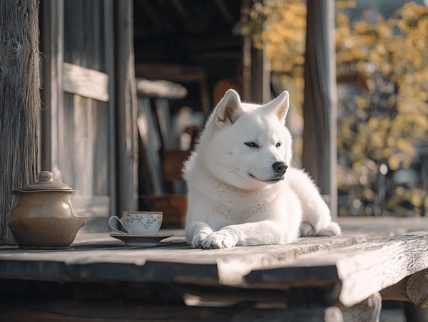 Біле забарвлення у сіба-іну