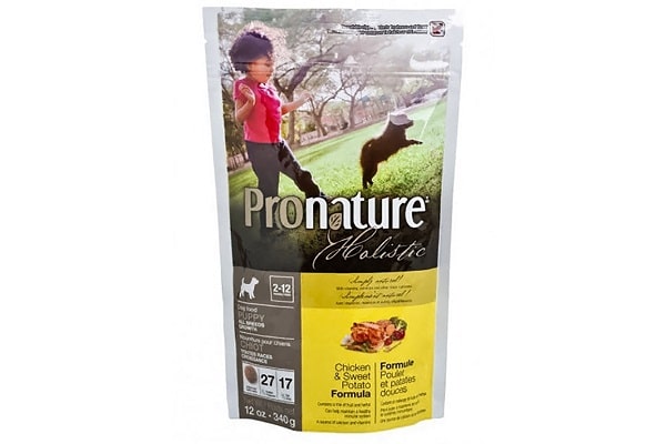 Pronature Holistic Puppy Chicken & Sweet Potato, with chicken and sweet potato, for puppies of all breeds