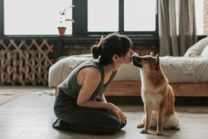 Why Does My Dog Lick Me When I Pet Them? (Trainer Explains)