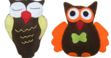 Іграшки з фетру своїми руками.