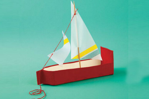 Кораблик з вітрилами