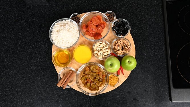 Складові для приготування запеченого гарбуза