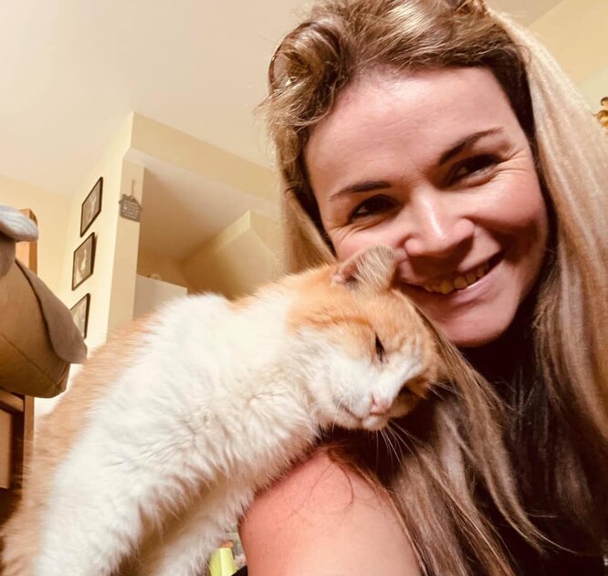 Шеллі рада поверненню свого вихованця